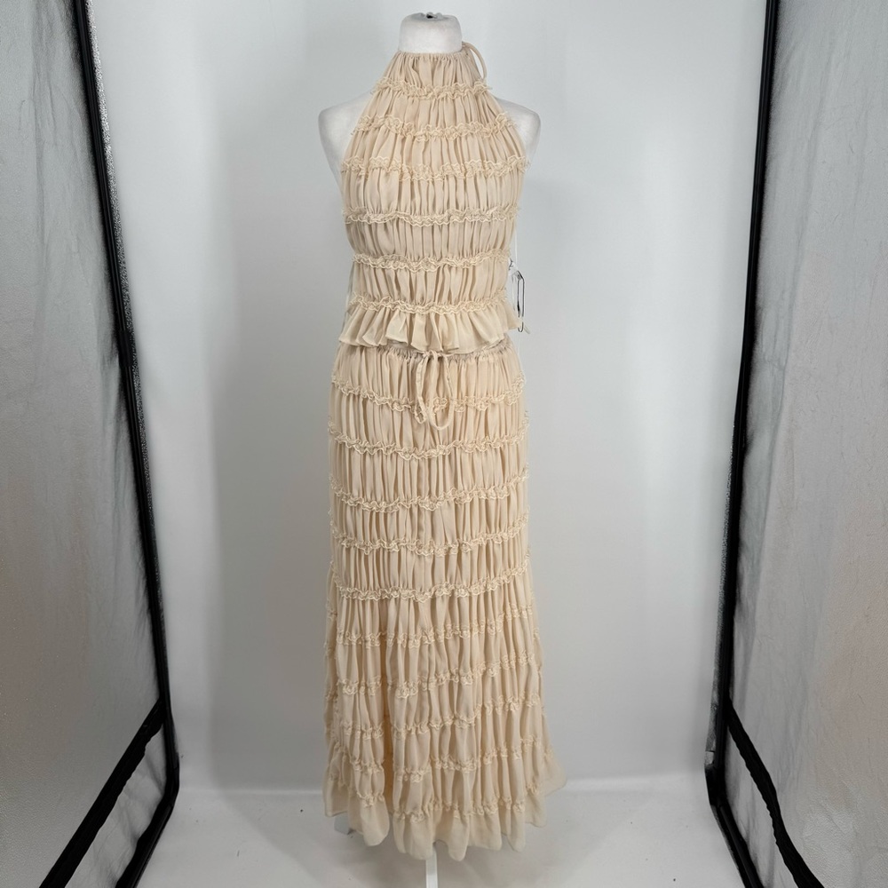 NWT Mable skirt top maxi set butter yellow - Picture 5 of 11